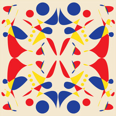 pattern with clown