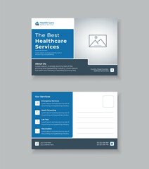 Doctor And Healthcare Postcard Template