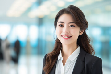 Naklejka premium 働く女性