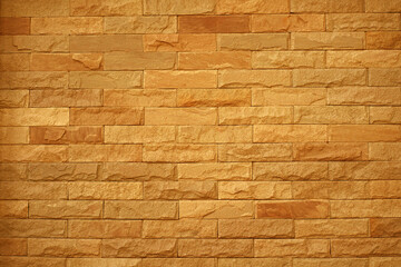 Brown brick wall texture background. New clean brickwork interior design. Paper, texture, white brick,  Empty space. 