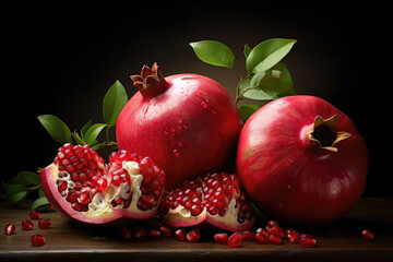 Beautiful Still Life went Pomegranates