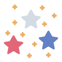 Star Space flat, icon
