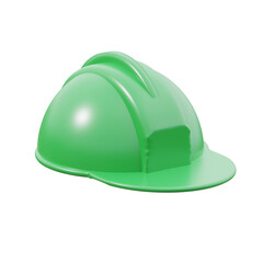 helmet 3d icon, carpentry tools illustration.