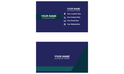 Professional business card design for print 