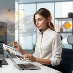 Justice imagine photo of a in house digital marketer