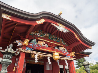 Fototapeta premium 武蔵御嶽神社の拝殿