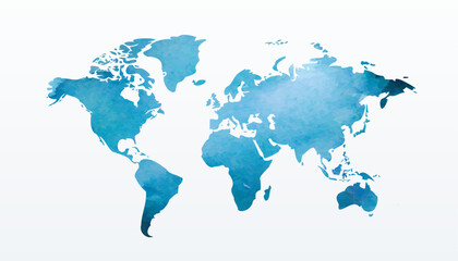 Fototapeta na wymiar worldwide global map isolated on white background