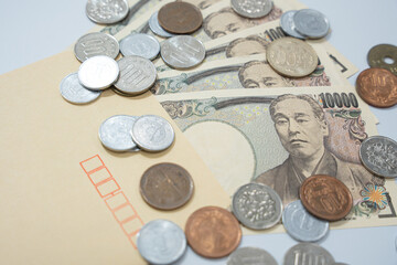 封筒 お札 お金 一万円札 現金 