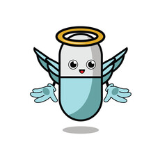 Angel Capsule Character suitable for mascot 