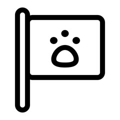 pet shop line icon