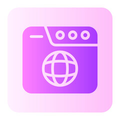 website line icon