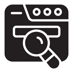 search engine line icon