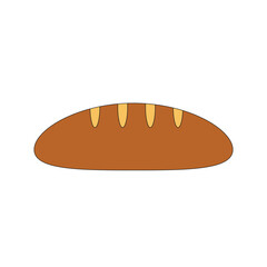 Bread icon vector