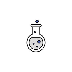 chemistry icon design with white background stock illustration