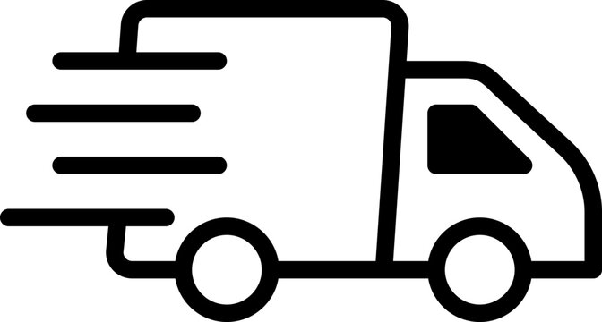 Delivery Truck icon illustration 