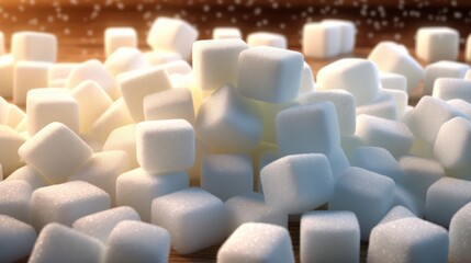 cube of sugar full background 