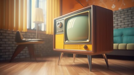 1960 tv in old room 