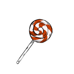 lollipop cartoon vector
