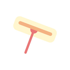 Cleaning Supplies Cartoon Design. Cleaning Tool Illustration Isolated On White