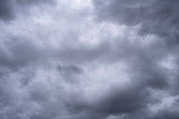 Obraz premium Rainy season. Dark cloud background.