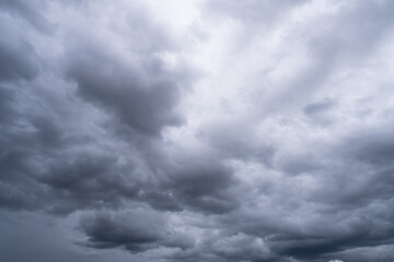 Fototapeta premium Rainy season. Dark cloud background.