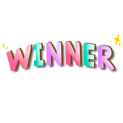 Winner word design