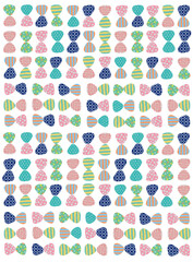 貝殻モチーフのパターン(ベクター)