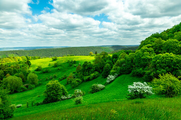 Sommerliche Wandertour durch das Saale Tal zur wunderschönen Leuchtenburg bei Kahla - Thüringen - Deutschland