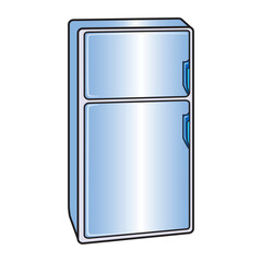 refrigerator vector illustration