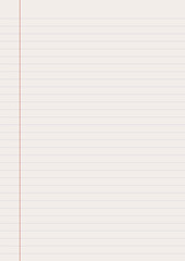Notebook paper background. Lined notebook paper