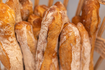 Pain tradition français dans une boulagerie