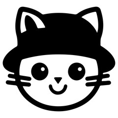 Cute cat vecter illustration 