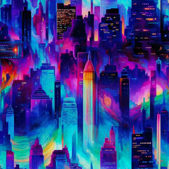 Digital Seamless pattern for textile and printing