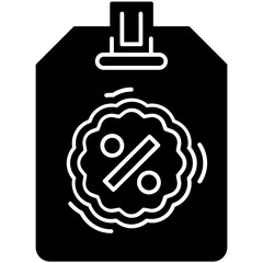 Price Tag Discount Solid Icon