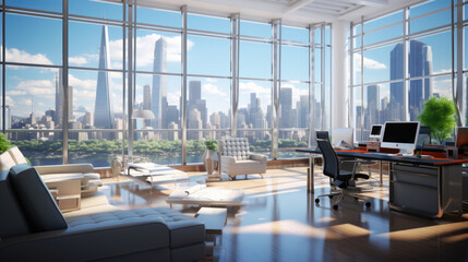 modern business office or workspace for business company.