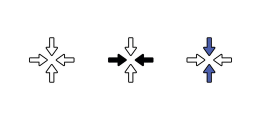 Minimize icon design with white background stock illustration