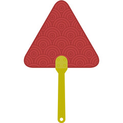Aesthetic Manual Handle Hand Fan Chuseok Circle Style Collection