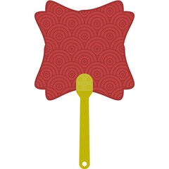 Aesthetic Manual Handle Hand Fan Chuseok Circle Style Collection