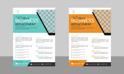 Corporate Modern Business Flyer Template ,Creative Modern Business Multipurpose Brochure Template Design, VectorTemplate Design In A4 Size.
