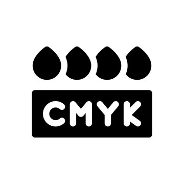 Cmyk Glyph Icon