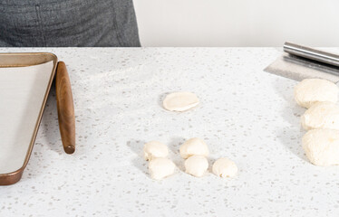 Homemade naan dippers