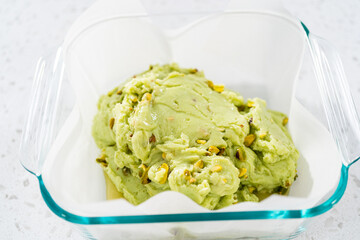 Pistachio fudge