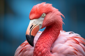 Fototapeta premium Elegant Flamingo Images: A Visual Feast of Grace and Beauty.