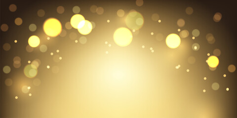 Elegant Bokeh Background Design For Festive Celebration Banner Vector Illustration