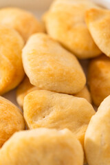 Homemade naan dippers