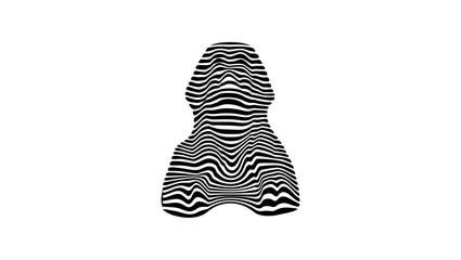 Sphinx relief portrait