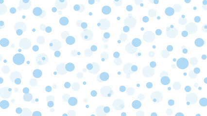 White seamless pattern with blue drops