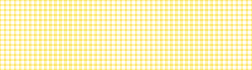 縦長サイズの黄色のギンガムチェック柄のパターン - 明るい色味のテクスチャの素材
