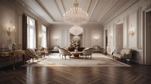 urd’hui à 12:15
An eclectic luxury apartment that marries bohemian flair with upscale finishes. Distinctive Persian rugs cover rich hardwood floors, while a modern crystal chandelier dangles above a r