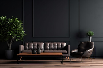 Modern luxury living room interior background, living room interior mockup